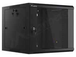 Enclosure: rack cabinet; Standard: 19"; 9U; black; 600mm; hanging