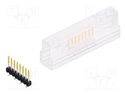 Connector: pin strips; pin header; male; PIN: 8; 2.54mm; SMT; 1x8