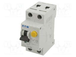 RCBO breaker; Inom: 16A; Ires: 30mA; Max surge current: 250A; 230V