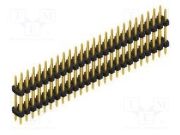 Connector: pin strips; pin header; male; PIN: 50; 2mm; THT; 2x25