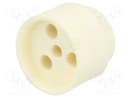 Insert for gland; with thread NPT; Size: NPT1/2"; Holes no: 3; 3mm