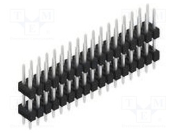 Connector: pin strips; pin header; male; PIN: 34; 2.54mm; THT; 2x17