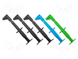 Probe: voltage; black,blue,green; Kit: test probes x5