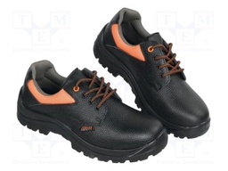 Shoes; Size: 41; black-orange; leather; slip,impact; EASY