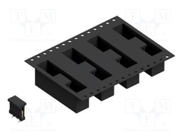 Connector: pin strips; pin header; male; PIN: 4; 2.54mm; SMT; 1x4