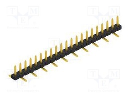 Connector: pin strips; pin header; male; PIN: 21; 2mm; SMT; 1x21
