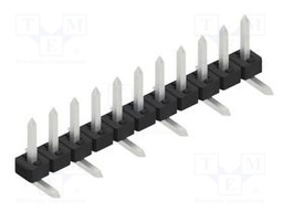 Connector: pin strips; pin header; male; PIN: 11; 2mm; SMT; 1x11