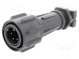 Connector: circular; plug; male; PIN: 5; EXPlora; Contacts: brass