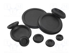 Grommet; Ømount.hole: 80mm; black; -40÷100°C; UL94V-0; Øcable: 69mm