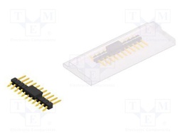 Connector: pin strips; pin header; male; PIN: 11; 2.54mm; SMT; 1x11