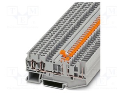 Splice terminal: rail; PA; terminals: 2; W: 5.2mm; H: 81mm; Body: grey