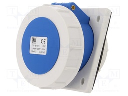 Connector: AC supply; socket; female; 32A; 400VAC; IEC 60309; IP67