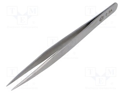 Tweezers; 120mm; for precision works; Blade tip shape: sharp