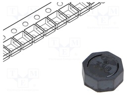 Power Inductor (SMD), 33 µH, 2.1 A, Shielded, 1.7 A, SRU1048 Series, 10mm x 10mm x 4.8mm