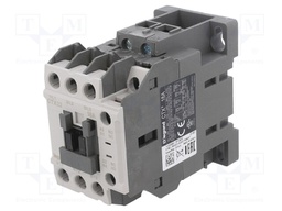 Contactor: 3-pole; NO x3; Auxiliary contacts: NO + NC; 24VAC; 18A