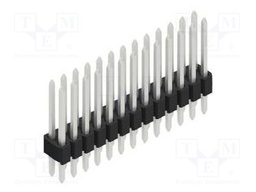 Connector: pin strips; pin header; male; PIN: 26; 1.27mm; THT; 2x13