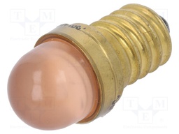 LED lamp; orange; E14; 24VDC; 24VAC