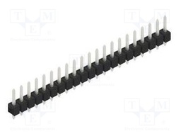Connector: pin strips; pin header; male; PIN: 21; 2.54mm; THT; 1x21