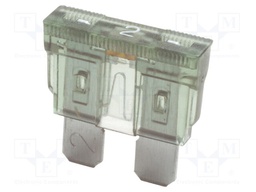 Fuse: fuse; 2A; 32VDC; automotive; 19.09mm; 19.09x5.12x18.87mm