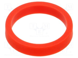 Red; Mount.elem: sleeve; for banana sockets