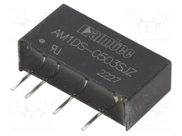 Converter: DC/DC; 1W; Uin: 4.5÷5.5V; 3.3VDC; Iout: 303mA; SIP7; 2.3g