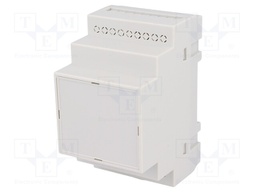 Enclosure: for DIN rail mounting; Y: 90mm; X: 52mm; Z: 65mm; grey