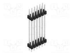 Connector: pin strips; pin header; male; PIN: 12; 2.54mm; THT; 2x6
