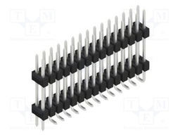 Connector: pin strips; pin header; male; PIN: 30; 2.54mm; SMT; 2x15