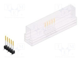 Connector: pin strips; pin header; male; PIN: 5; 2.54mm; SMT; 1x5