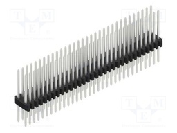 Connector: pin strips; pin header; male; PIN: 64; 1.27mm; THT; 2x32
