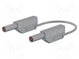 Test lead; PVC; 0.25m; grey; 32A; 1kV; Cond.cross sec: 2.5mm2