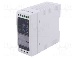 Power supply: switched-mode; for DIN rail; 50W; 5VDC; 10A; OUT: 1