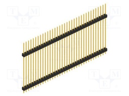 Connector: pin strips; pin header; male; PIN: 35; 2.54mm; THT; 1x35