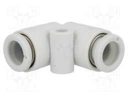 Push-in fitting; angled 90°; -1÷10bar; Mat: polypropylene