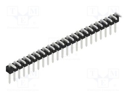 Connector: pin strips; pin header; male; PIN: 23; 2.54mm; THT; 1x23
