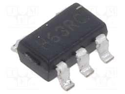 Fixed LDO Voltage Regulator, 1.6V to 6V, 655mV Dropout, 3.3Vout, 1Aout, SOT-25-5