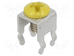Terminal: screw terminal; THT,screw terminal; yellow; 7x5mm
