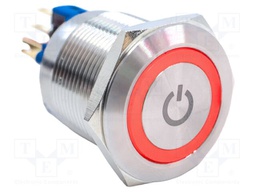 Switch: vandal resistant; Pos: 2; SPST NC + NO; 2A/48VDC; IP65