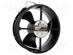 Fan: AC; axial; 230VAC; Ø254x89mm; 1212m3/h; 62dBA; ball bearing