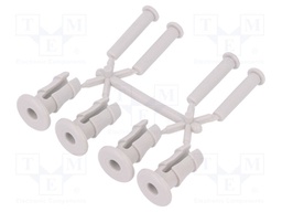 Multigate grommet; TPE (thermoplastic elastomer); light grey
