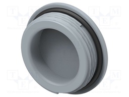 Stopper; polyamide; grey; IP68; Entrelec; Gland: M32; 8mm; Pitch: 1.5