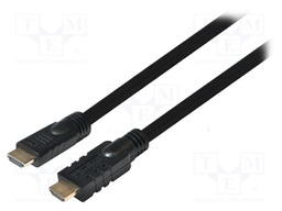 Cable; HDMI 1.4; HDMI plug,both sides; 10m; black