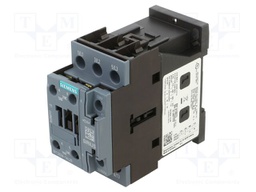 Relay Contactor, 3RT2 Series, 3PST-NO, 3P, 9 A, 7.5 kW, 690 VAC