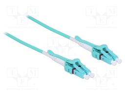 Fiber patch cord; OM3; LC/PC,both sides; 2m; 50/125um; LSZH