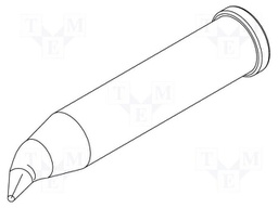 Tip; conical sloped; 0.6mm