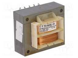 Transformer: mains; 10VA; 230VAC; 9V; 1A; Mounting: screw type; IP00