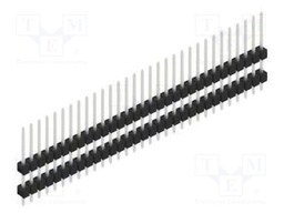 Connector: pin strips; pin header; male; PIN: 31; 2.54mm; THT; 1x31