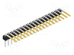 Connector: pin strips; pin header; male; PIN: 18; 2.54mm; THT; 1x18