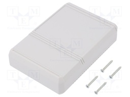 Enclosure: multipurpose; X: 89mm; Y: 130mm; Z: 32mm; ABS; grey