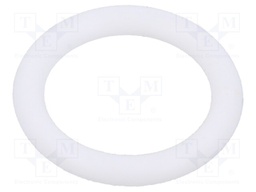 O-ring gasket; silicone; Thk: 3mm; Øint: 16mm; white; -60÷160°C